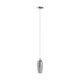 EGLO 96343 | Farsala Eglo visilice svjetiljka 1x G9 360lm 3000K poniklano mat, dim, granilla smeđa
