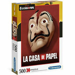 Velika pljačka novca: Dali maska ​​500 kom puzzle - Clementoni