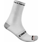 Castelli Rosso Corsa Pro 15 Sock White S/M Biciklistički čarape