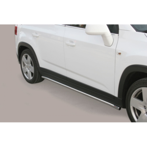 Misutonida bočne stepenice inox srebrne za Chevrolet Orlando s TÜV certifikatom
