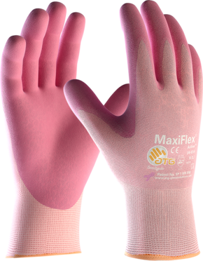 ATG rukavica MaxiFlex Active roza vel. 7