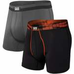 SAXX Sport Mesh 2-Pack Boxer Brief Black Digi Dna/Graphite M Donje rublje za fitnes