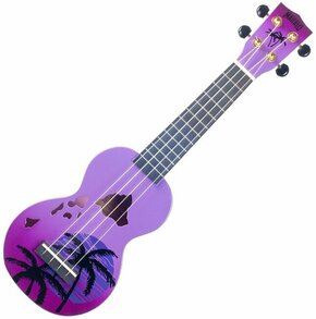 Mahalo Hawaii Soprano ukulele Hawaii Purple Burst