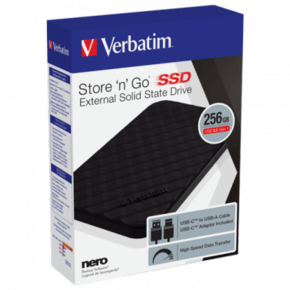 VERBATIM 256GB Store n Go Portable USB 3.0 Crno 53249