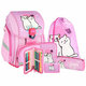 Spirit: Happy Cats uzorak, LED školska torba, set ruksaka od 5 komada