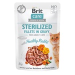 Brit Care Cat Sterilized Fillets in Gravy - Rabbit 85 g