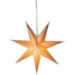 Konstsmide 2910-200 božićna zvijezda žarulja, LED bijela vezena, s izrezanim motivima, s prekidačem