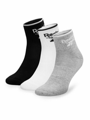 Set od 3 para unisex visokih čarapa Reebok R0362-SS24 (3-pack) Šarena