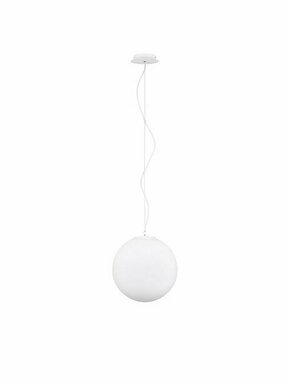 NOVA LUCE 920421 | Nevoso Nova Luce visilice svjetiljka kuglasta s mogućnošću skraćivanja kabla 1x E27 bijelo