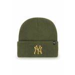 Kapa 47brand Mlb New York Yankees boja: smeđa, - smeđa. Kapa iz kolekcije 47brand. Model izrađen od pletiva s aplikacijom.