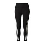 ADIDAS PERFORMANCE Sportske hlače 'Optime 3-stripes Full-length' crna / bijela