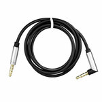 AUX kabel 3,5mm 90 st.kut crni