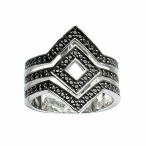 Ženski prsten Sif Jakobs R11059-BK-54 (Veličina 14)