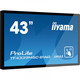 Iiyama ProLite TF4339MSC-B1AG monitor, 43", 1920x1080