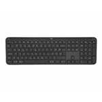 Logitech K950 bežični tipkovnica, USB, bijela/siva