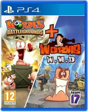 Worms Battlegrounds + Worms Weapons of Mass Destruction PS4