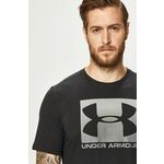UNDER ARMOUR Tehnička sportska majica svijetlosiva / crna