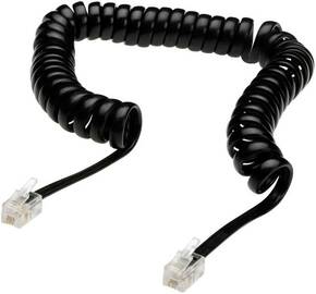 Digitus telefon priključni kabel [1x RJ10-utikač 4p4c - 1x RJ10-utikač 4p4c] 2.00 m crna