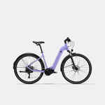 Električni hibridni bicikl s visokim okvirom E-ACTV 500 boja lavande