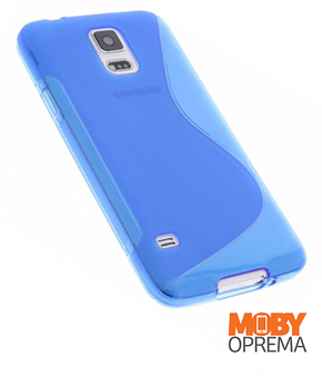 Samsung Galaxy S5 plava silikonska maska