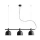 ALDEX 976E/1 | Beryl Aldex visilice svjetiljka 3x E27 crno, bijelo
