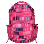 Spirit: Stinger ružičasta karirana ergonomska školska torba