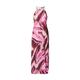 Trendyol Ljetna haljina roza / svijetloroza / bordo / bijela