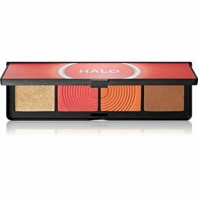 Smashbox Halo Sculpt + Glow Face Palette paleta highlightera i rumenila nijansa Coral Saturation 15