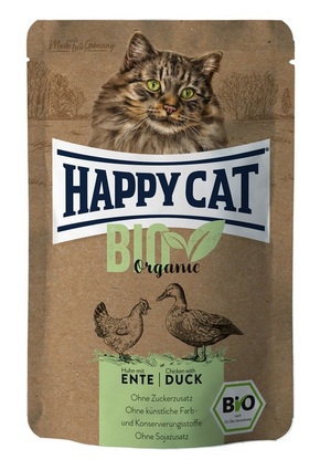 Happy Cat Bio Organic mokra hrana - Perad i patka 85 g