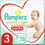 Pampers Premium Care Pants 3, 28 komada