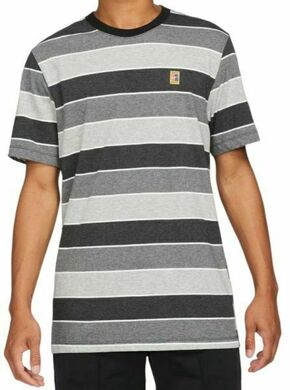 Muška majica Nike Court Embedded Stripes Tee M - black