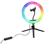 DÖRR Vlogging Kit VL-26 RGB prstenasta LED svjetiljka Broj LED dioda=130