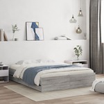 Okvir za krevet s ladicama boja hrasta 150x200 cm drveni