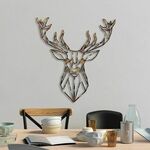 Metalna zidna dekoracija, Deer - 3