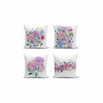 Set od 4 ukrasne jastučnice Minimalist Cushion Covers Purple Pink, 45 x 45 cm