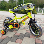 Dječji bicikl s pomoćnim kotačima Ranger zeleni 12"