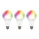 DELTACO SMART HOME LED žarulja, E27, WiFI 2.4GHz, 9W, 810lm, dimmable, RGB - 3 KOMADA