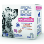 Special dog Excellence Medium Adult vlažna hrana za pse, govedina/divljač, 12x100 g