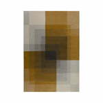 Sivo-žuti tepih Flair Rugs Plaza, 120 x 170 cm