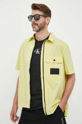 Calvin Klein Jeans Košulja žuta / crna