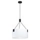 EGLO 39882 | Tortola Eglo visilice svjetiljka 3x E27 crno, bijelo