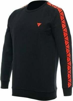 Dainese Sweater Stripes Black/Fluo Red L Hoodica