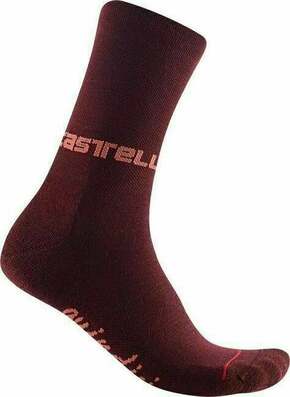 Castelli Quindici Soft Merino W Sock Bordeaux S/M Biciklistički čarape