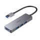AUKEY CB-H36 Aluminium HUB USB-A | Ultra Slim | 4in1 | 4xUSB 3.0 | 5Gbps