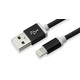 Kabel Lightning USB SBOX punjač, data - iPad, iPhone5/6/7 - 1.5m Black