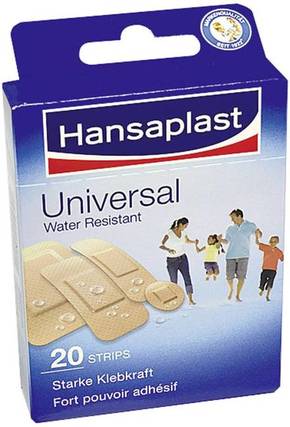 Hansaplast Hansaplast UNIVERSAL 20 traka u 4 veličine