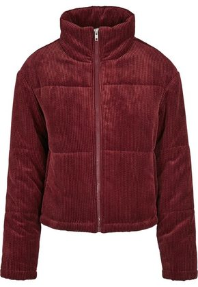 Urban Classics Zimska jakna 'Corduroy Puffer Jacket' burgund