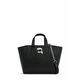Karl Lagerfeld Ručna torbica boja pijeska / crna / bijela