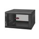 APC NetShelter WX 6U 600x600 Wall Mount Cabinet Black with swing handle APC-AR106SH6