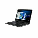 Laptop ACER TravelMate Spin B3 TMB311RN-32 (11.6" IPS Touch, FHD, 1920 x 1080, Intel Pentium Silver N6000, 8GB RAM, 256GB SSD, Intel UHD Graphics, Win 11 Pro crni, njemačka tipkovnica)